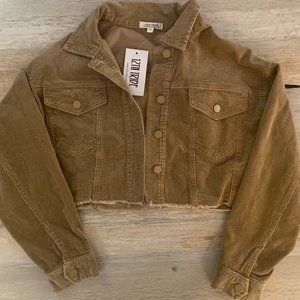 12Th Tribe Corduroy Crop Jacket Woman Size Medium